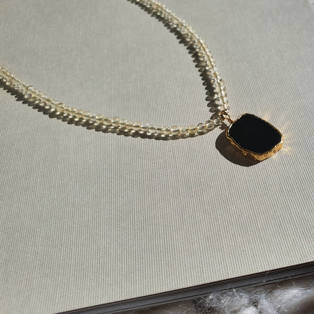 Protector Onyx Pendant Necklace
